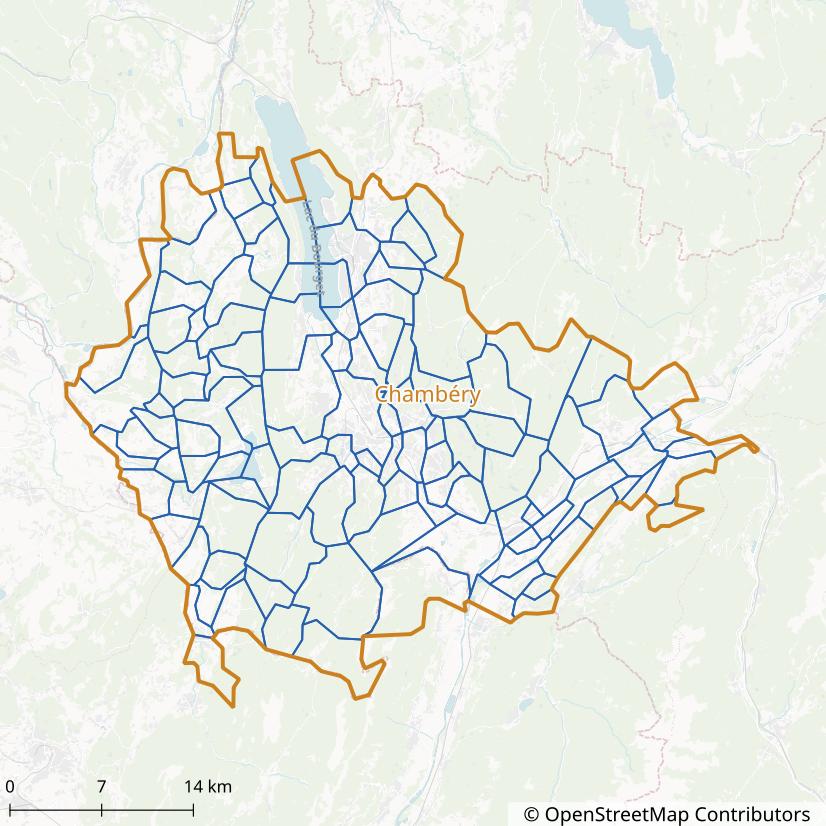 The Metropolitan area of Chambéry
